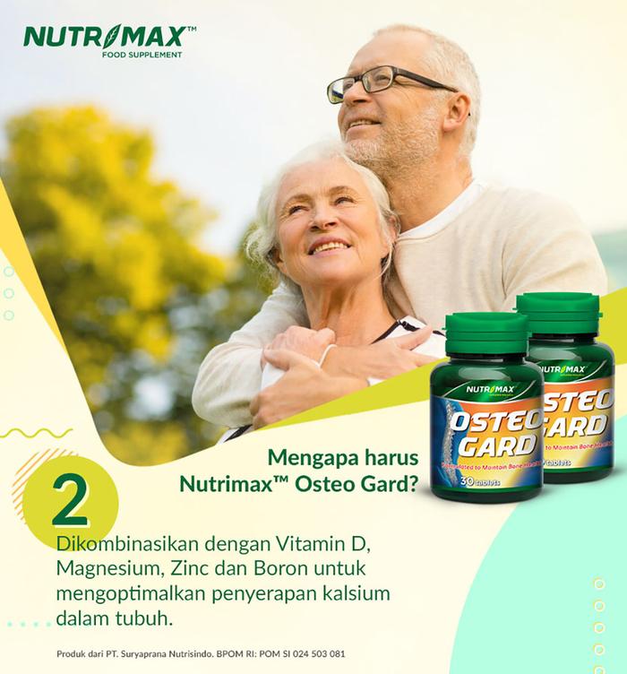 Nutrimax Osteo Gard Kalsium Tulang Osteoporosis Isi 30 Tablet - 30 TABLET