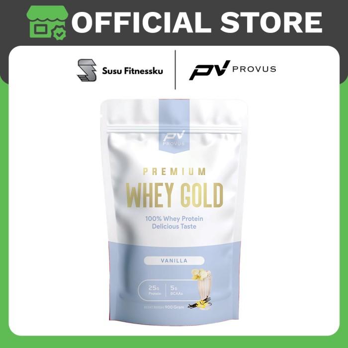 Provus Premium Whey Gold 900gr - Whey Protein Concentrate - Matcha Latte, Topi