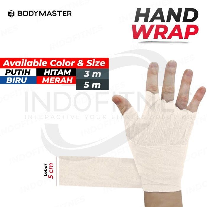Bodymaster Hand Wrap for Boxing MMA Muay Thai Kickboxing Hand wrap Bo