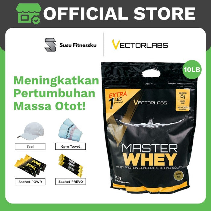 Vectorlabs Master Whey 10 lbs (Whey Protein) - lychee