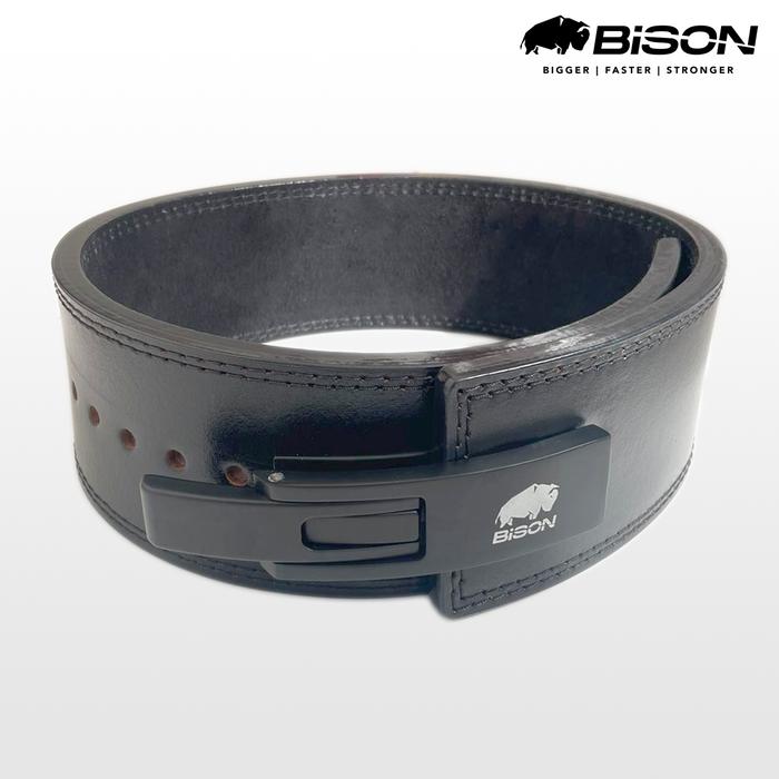 Bison Lever Belt Weight Lifting Power Belt Sabuk Fitness for SBD - S 10mm