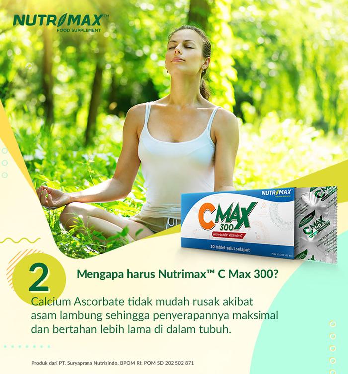 Nutrimax C Max 300 Vitamin C 300 mg Strip (3 Strip @ 10 Tablet) - 3 STRIP