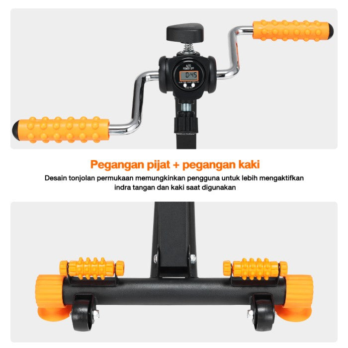 OneTwoFit Sepeda Statis Terapi Kaki dan Tangan Penderita Stroke Alat Olahraga