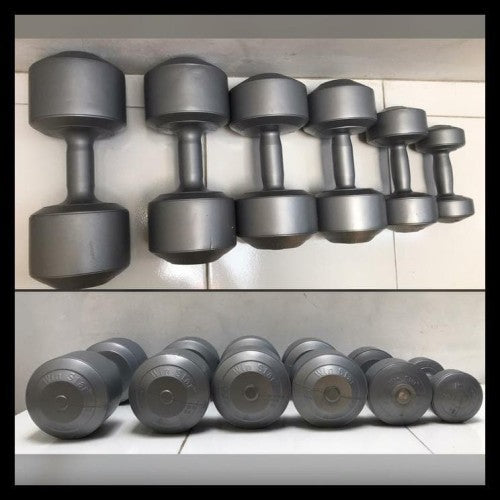 Dumbel Potence 6kg Dumbell Plastik Barbel Fitness Murah Berkualitas