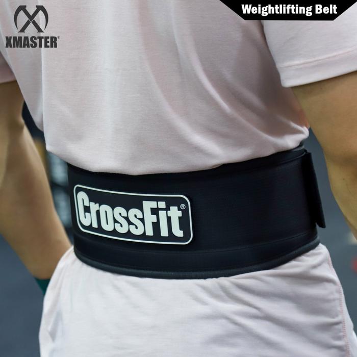 Ninja Panda Nylon gym belt CrossFit weight lifting belt fitness squat deadlift powerlifting ELEIKO - Tiffany blue, XS (63-71CM)