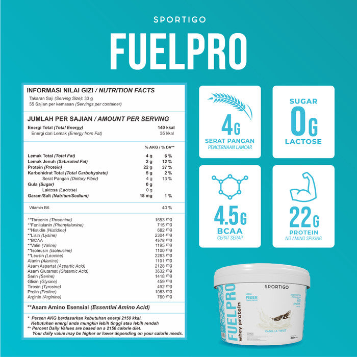 Sportigo Whey Protein Fuel Pro - FUEL PRO CHOCO