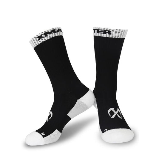 XMASTER Kaos Kaki Olahraga Unisex Original Tumit Tebal Latihan CrossFit Powerlifting Multi Sport - Black