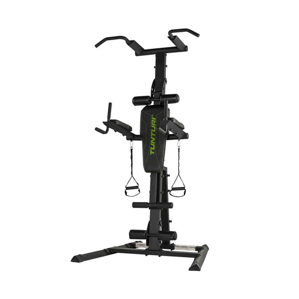 Tunturi Power Tower Pt 80 Hitam Gym Kursi