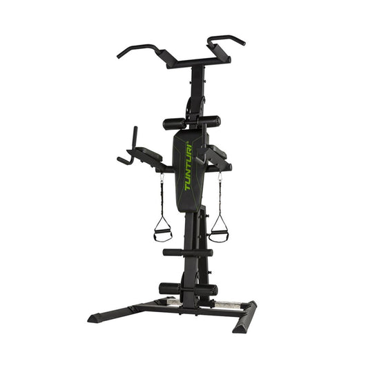 Tunturi Power Tower Pt 80 Hitam Gym Kursi
