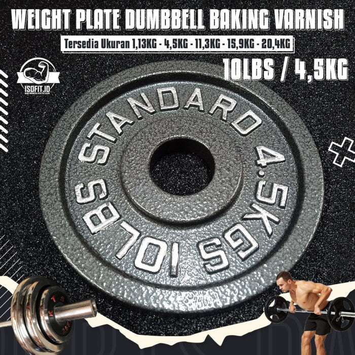 BV Electroplated Weight Plate Barbel / Plat Pemberat Barbel - 25LBS
