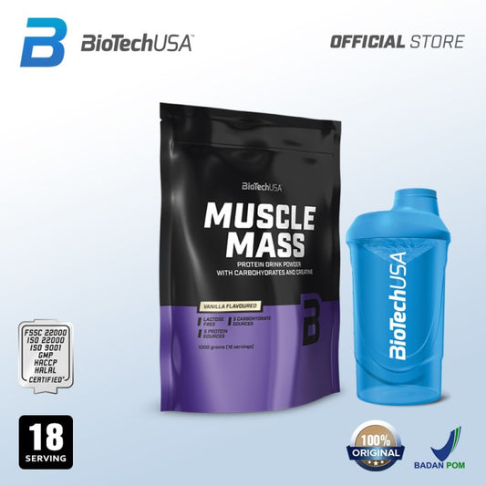 Biotech - MUSCLE MASS GAINER 1000 Gram - Vanila