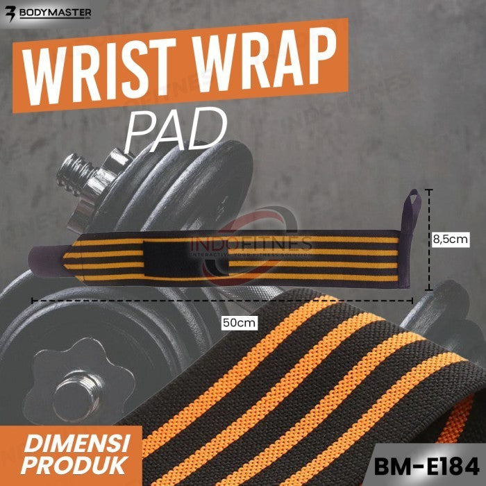 BODYMASTER Wrist Wrap Pad BM-E184 - Pergelangan Tangan gym fitness - Biru