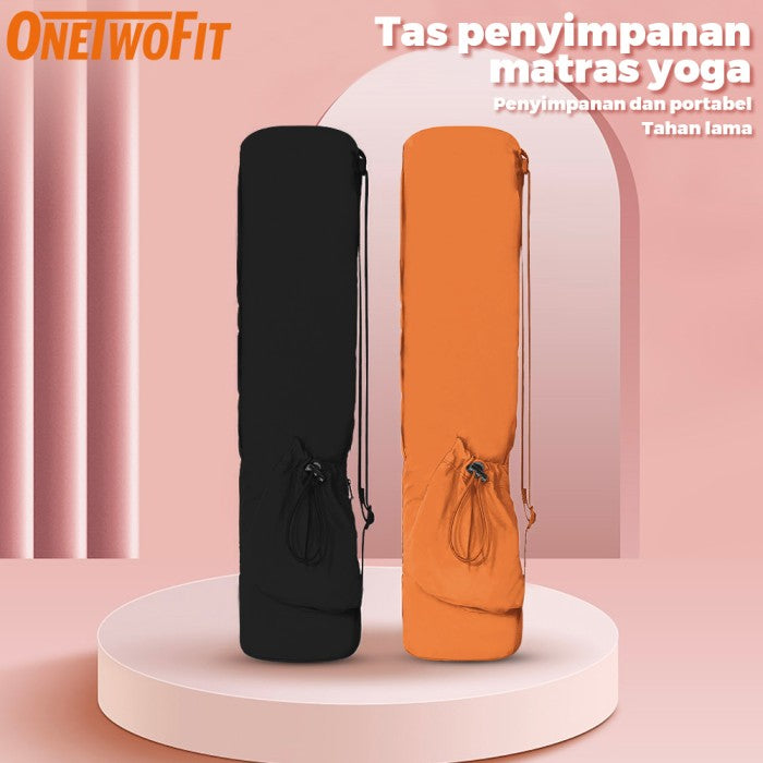 OneTwoFit Yoga Mat Bag Multifungsi Water Resistant Tas Matras Yoga Car