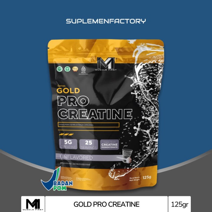 Muscle First Gold Pro Creatine Monohydrate 125 Gram 25 Serving M1