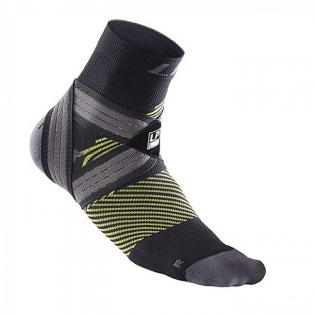 LP SUPPORT ANKLE COMP. SOCK SHORT BK/GY LP-203Z - S