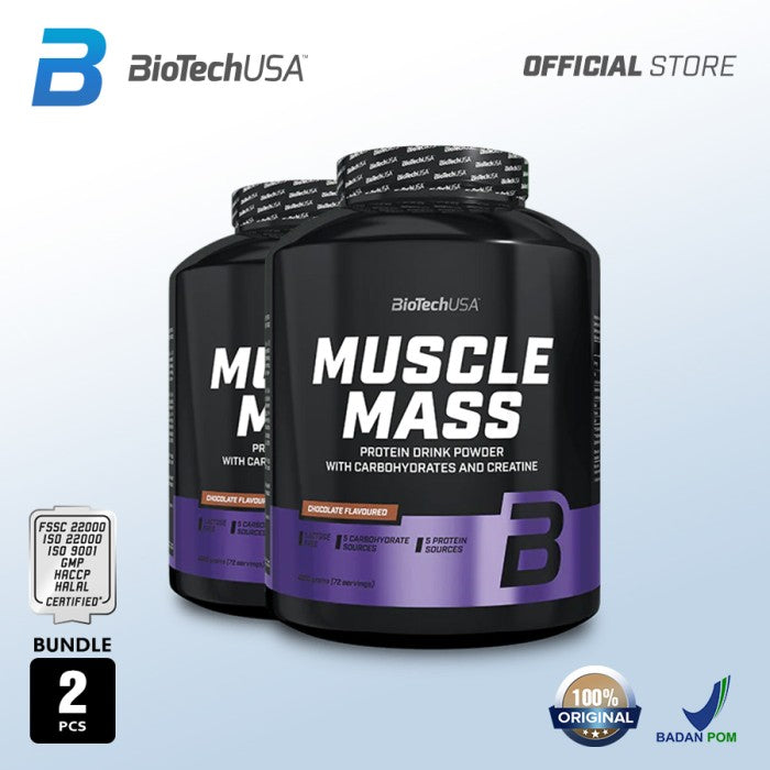 Bundle - MUSCLE MASS GAINER 4000+4000 Gram - Vanila