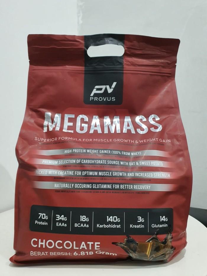 Provus Mega Mass 15 lb - 30 Serving Weight Gainer - Coklat, CRE+SHAKER600ML