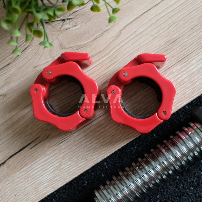 [3CM] Pengunci Adjustable Dumbell / Dumbel Collar Lock - MERAH