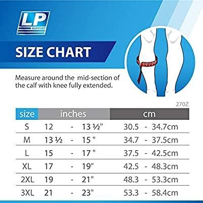 LP Support EmbioZ Calf Compression Sleeve LP-270Z BLACK - S
