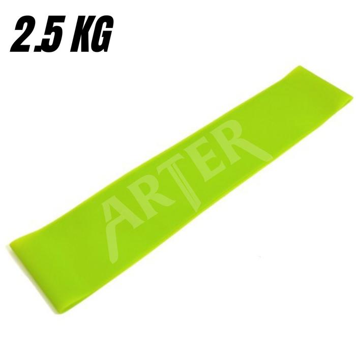ARTER RESISTANCE BANDS Loop Short Resistant Band Stretch Band Premium Latex - Hijau