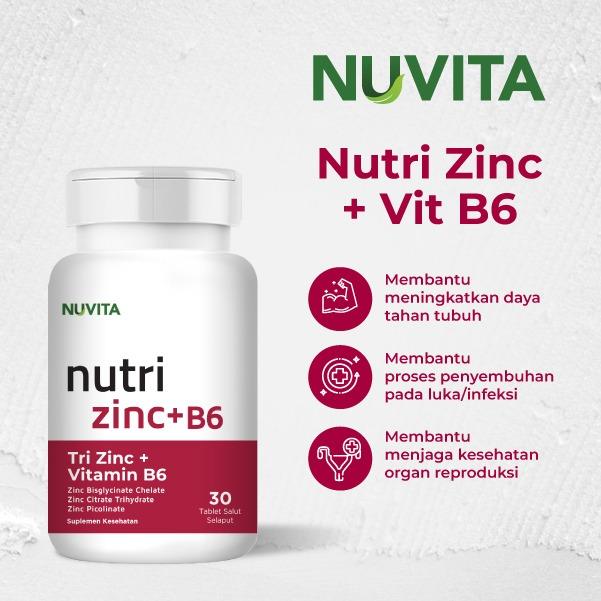 Nuvita Tri Zinc + Vitamin B6 [30]