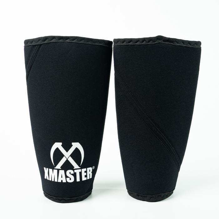 XMASTER Knee Sleeves 7mm – Pelindung Lutut Deadlift & Squat Gym - Red, S