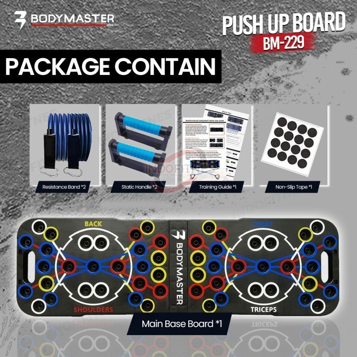 BODYMASTER Premium Push up Board BM-P229 Papan Pushup Support