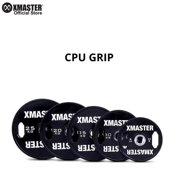 XMASTER Grip Plates CPU Weight Plate Alat Angkat Beban Home Gym Fitness CrossFit Training Powerlifting ROGUE,ELEIKO - 5kg Pair