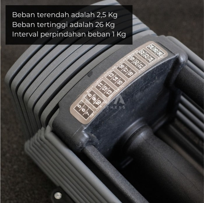 Adjustable Dumbell Power Block - Dumbel Powerblock 26 KG (Pair)