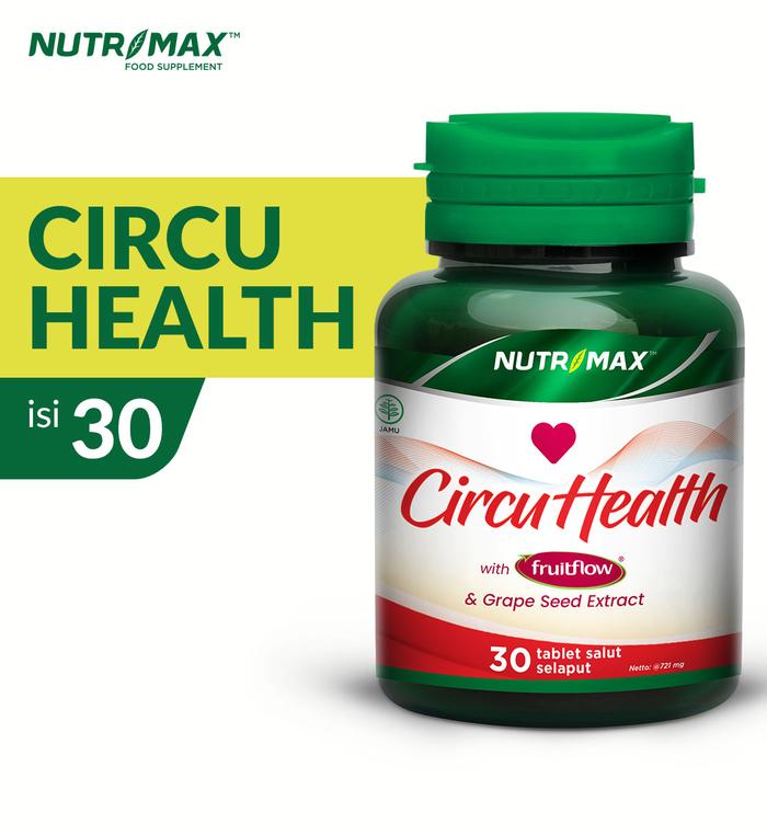 Nutrimax Circu Health Membantu Melancarkan Sirkulasi darah - 30 Tablet