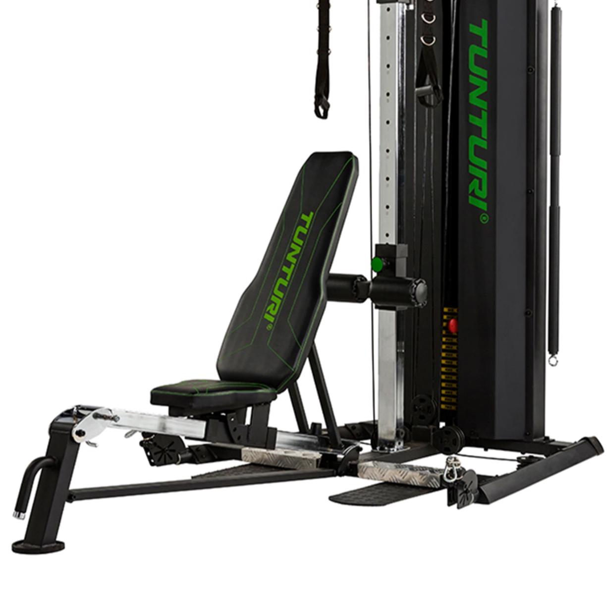 Tunturi Multi Gym Hg80 Hitam Kaki Kursi