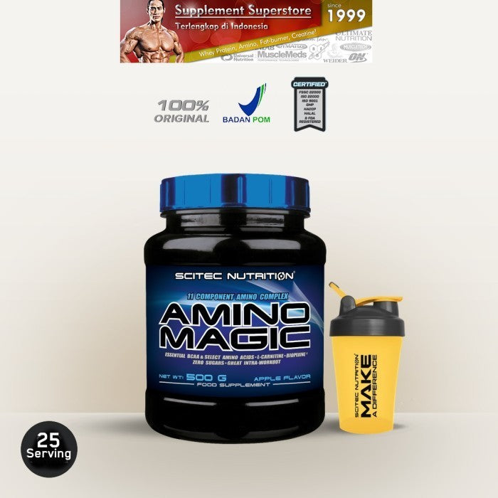 Scitec Nutrition - AMINO MAGIC Apple - Tanpa bonus