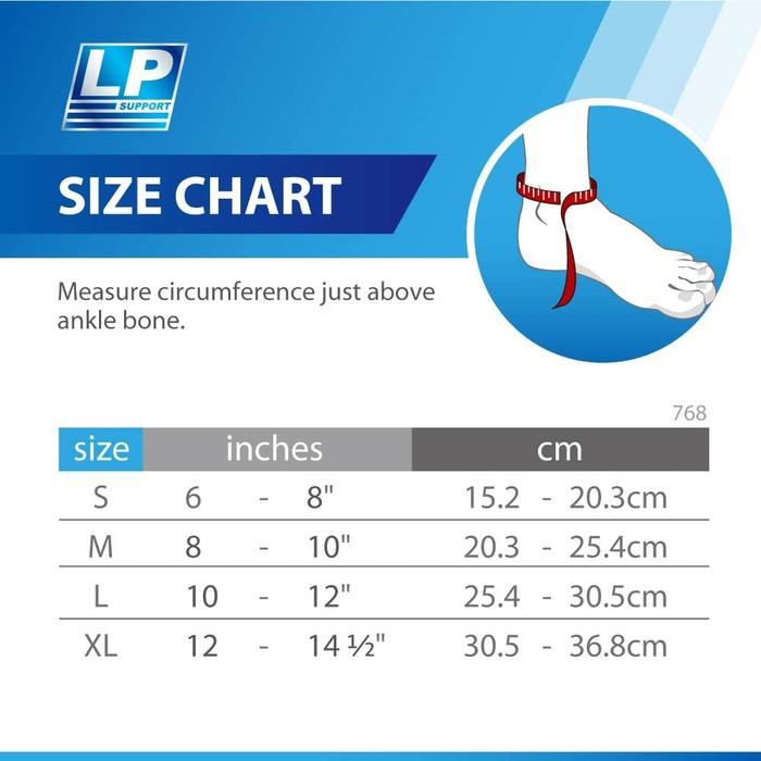 LP SUPPORT ADJUSTABLE ANKLE LP-768 - TAN, L