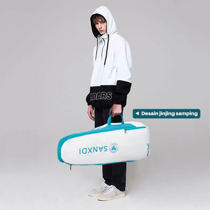 OneTwoFit Tas Ransel Badminton Ransel Raket Multifungsi  Foldable Tas