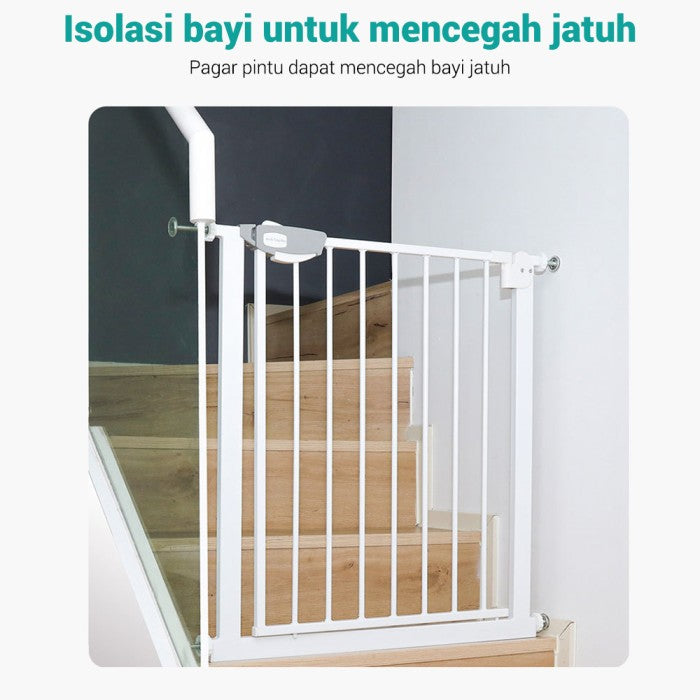 OneTwoFit Baby Safety Gate Pagar Instalasi tanpa meninju Tangga Dapur