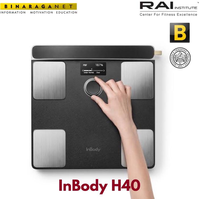 BINARAGANET x InBodyDial H40 Timbangan Tubuh Digital dengan Teknologi DSM-BIA 8 Titik Elektroda & Wi-Fi Otomatis untuk Pemantauan Kesehatan Keluarga