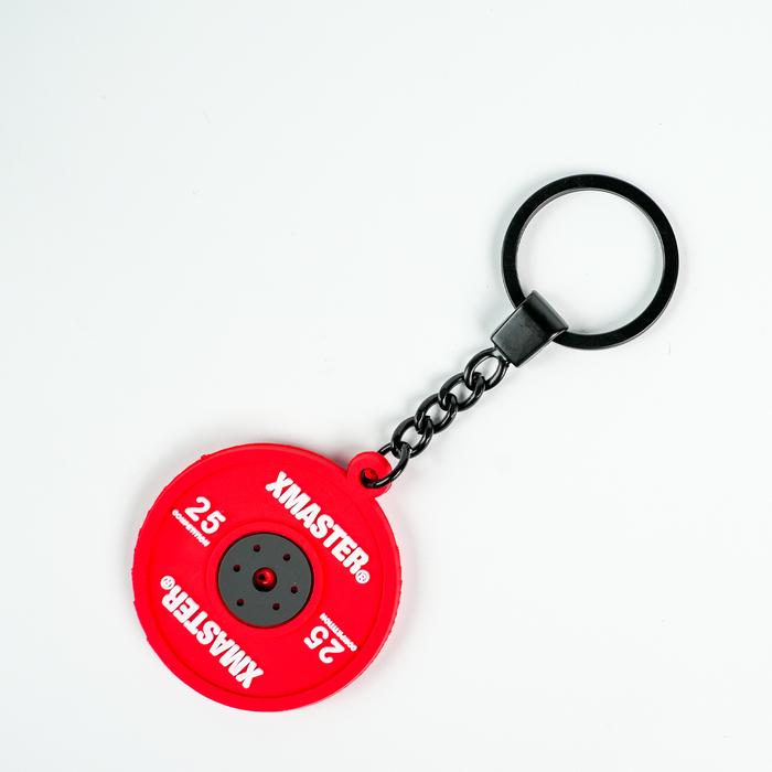 [NEW] Gantungan Kunci Gym XMASTER – Miniatur Bumper Plate PVC | Keychain Unik Pecinta Fitness & Powerlifting - green
