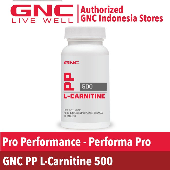 GNC PP L-CARNITINE 500 (987412) - 60 TABLETS