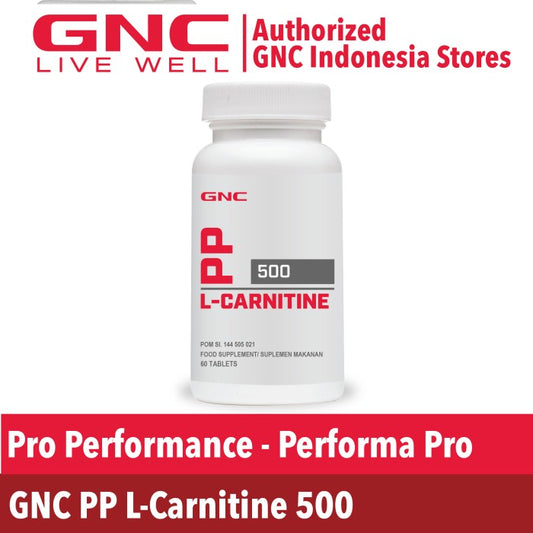 GNC PP L-CARNITINE 500 (987412) - 60 TABLETS