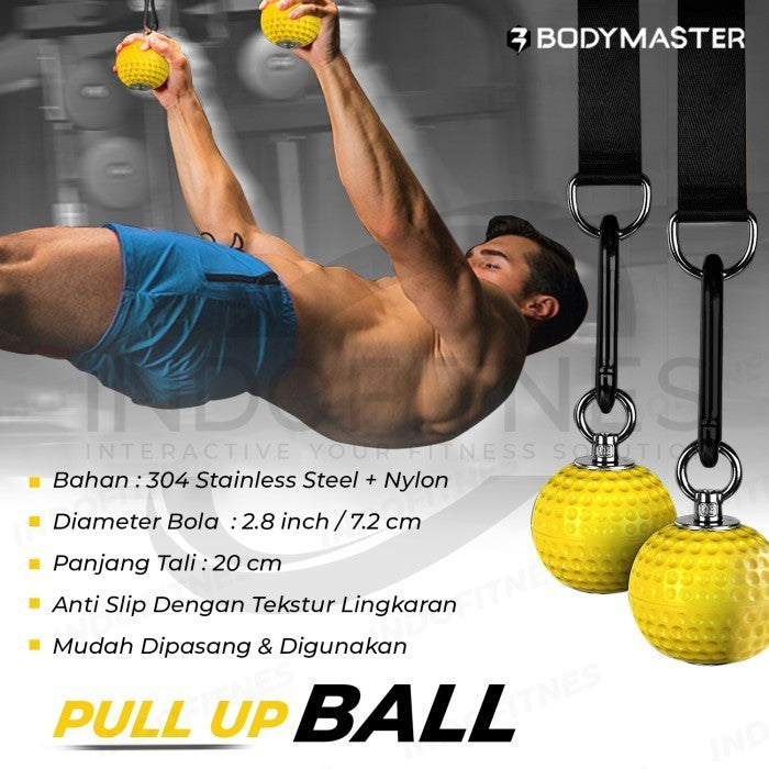 BODYMASTER Pull up Ball BM-I342 Hold Grip Training - Bola Pullup Bar