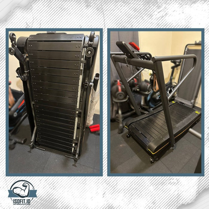 Foldable Treadmill Manual / Treadmill Tanpa Listrik dapat Dilipat TY01