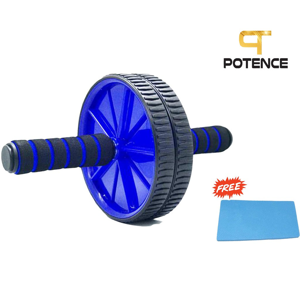 DOUBLE WHEEL POTENCE / AB ROLLER WHEEL / RODA GYM
