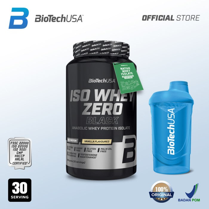 Biotech  - ISOWHEY ZERO BLACK 908 Gram - Vanila