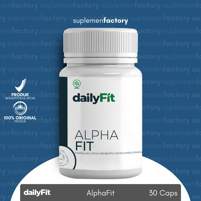 Dailyfit Alphafit 30 Kapsul Testoterone Booster Testobooster