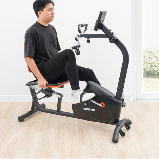 KINETIC SEPEDA STATIS RECUMBENT 510RK - HITAM