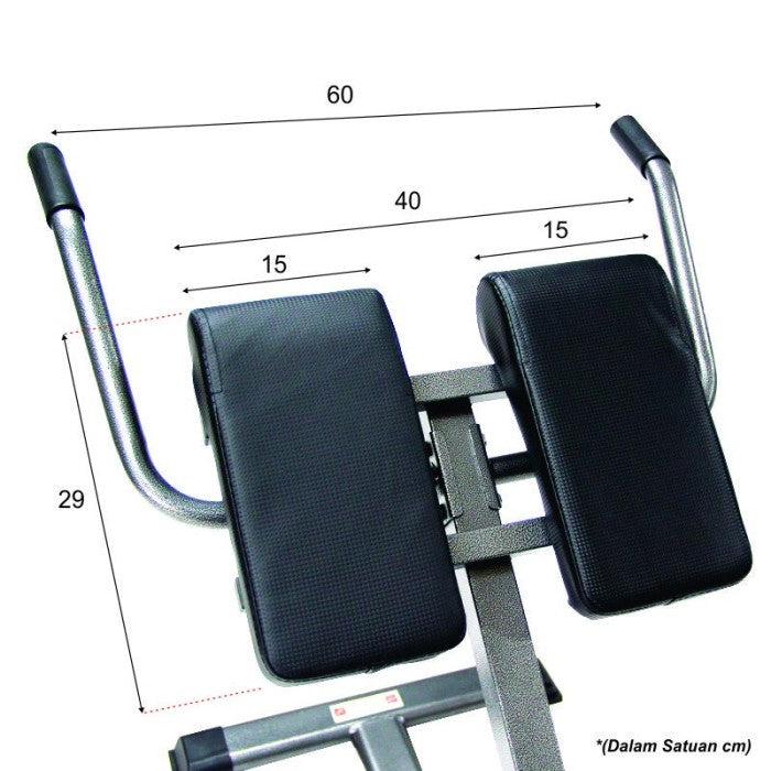 Roman Chair Handle for Home Fitness Tipe F101 - Kursi Adjustable