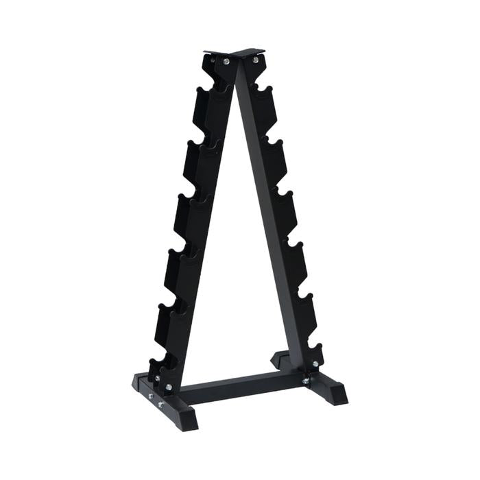 KINETIC RAK DUMMBELL TRIANGLE 6 PAIR - HITAM/ABU-ABU