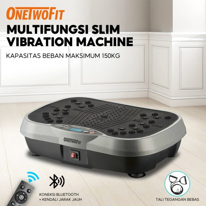 OneTwoFit Slim Vibration Machine Alat Pijat Elektrik Alat Pelangsing Home Fitness Machine