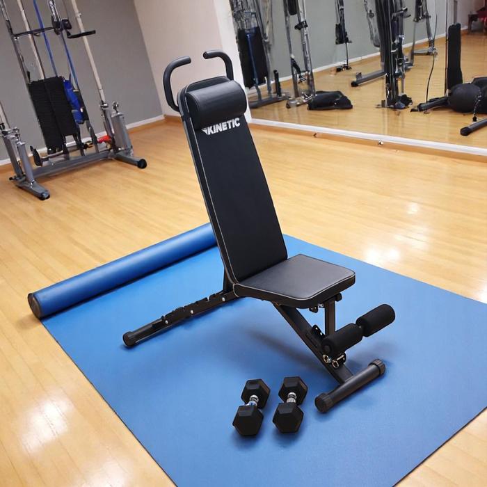 KINETIC DUMBBELL BENCH MULTIFUNGSI - HITAM