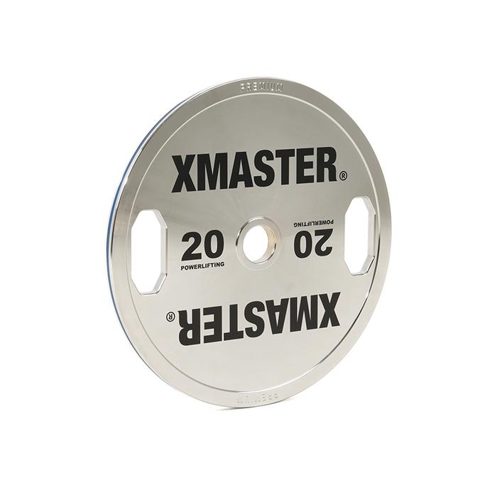 XMASTER Steel Plate Chromed Powerlifting Grip Calibrated IPF Fitness Strength gym ROGUE ELEIKO - 5kg Sepasang